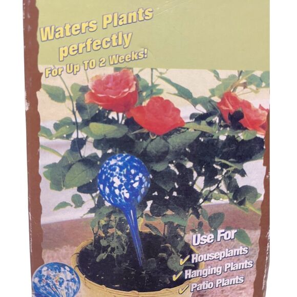 Garden Essentials Set of 2 Handblown Glass Watering Tubes - Picture 5 of 7